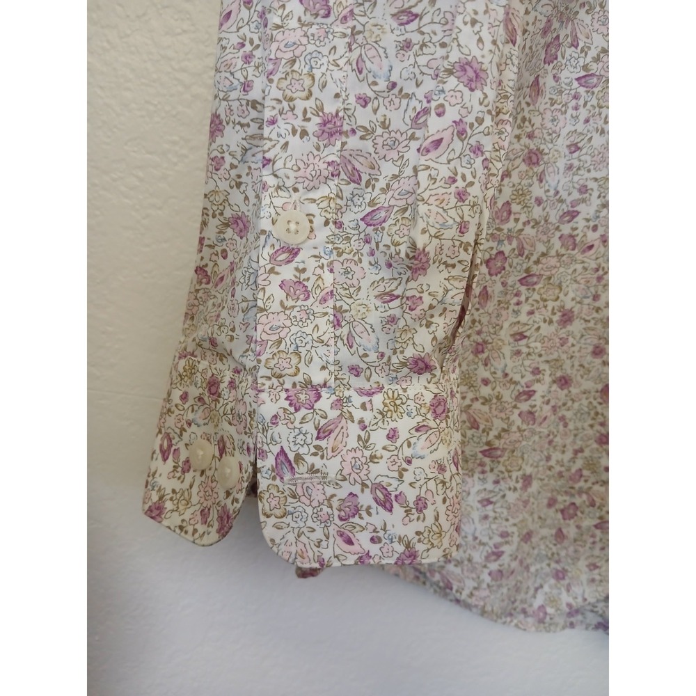 Bar lll Men's Floral Slim Fit Stretch Button Up Shirt Size M 15-15.5 32-33 #477C - Picture 6 of 11